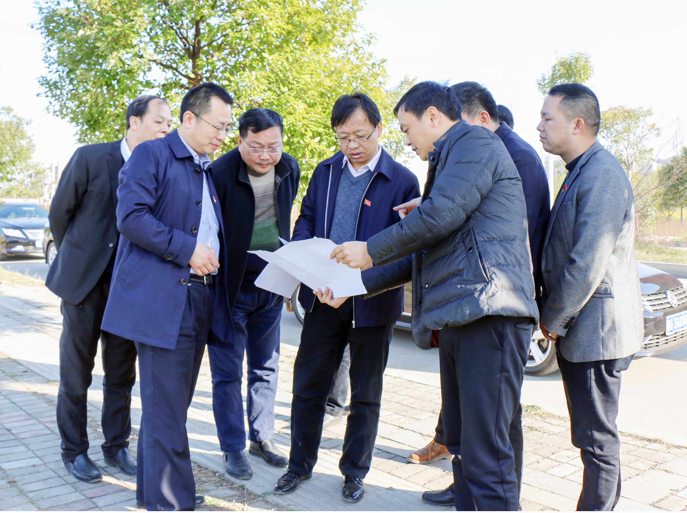 郭小云调度码头片区重大项目建设