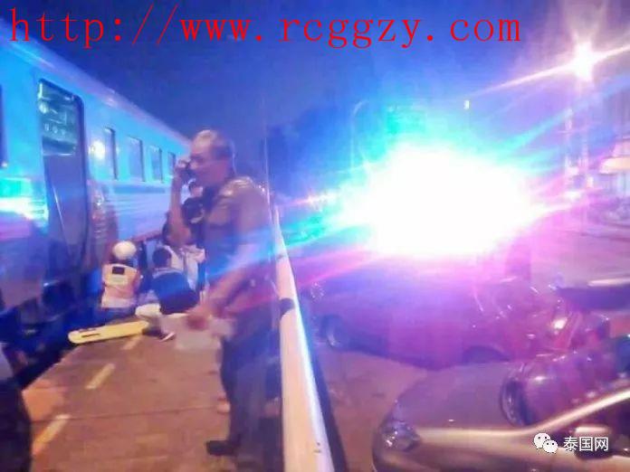 在铁路轨道自拍被击中后，泰国2人喝醉了1人断腿1头部受伤
