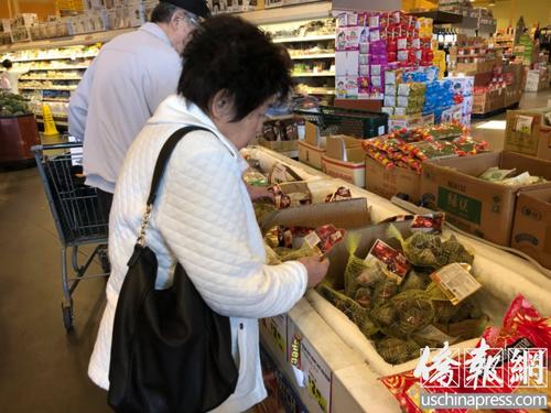 端午节将前往旧金山中国超市卖热