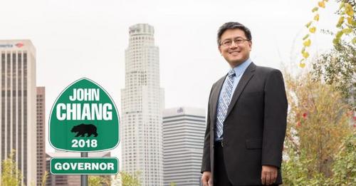 加利福尼亚州州长竞选中国候选人蒋俊晖赢得了女性组织的支持