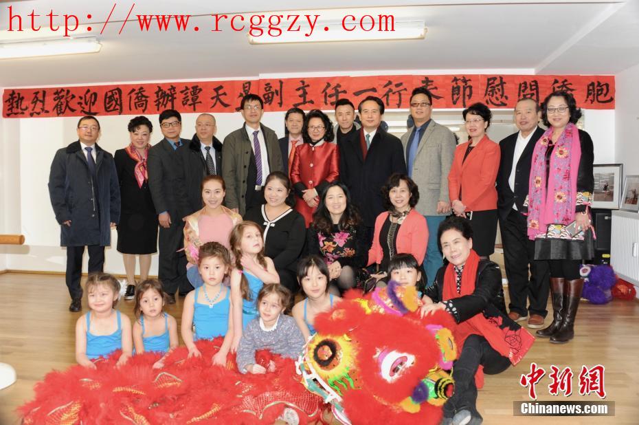 谭天兴访问了法兰克福的海外华人社区